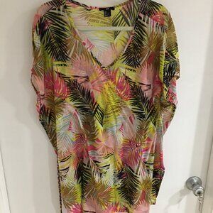 Colorful swimwear cover up!